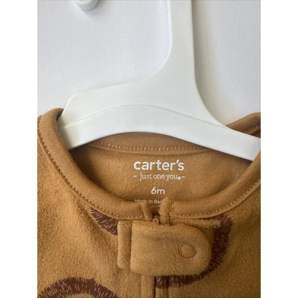 Carter’s 6 Months Baby Zipper Footie Pajamas Cotton NWT